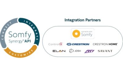 Somfy: Synergy API Makes Motorized Shades Control Integration Easy