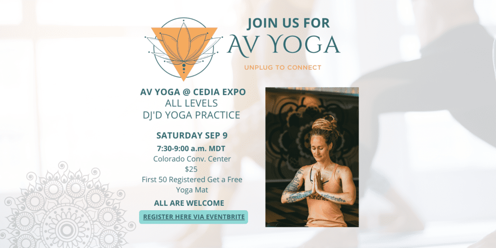 AV Yoga at CEDIA Expo 2023
